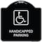 Signmission Handicapped Parking HandicappedHeavy-Gauge Aluminum Architectural Sign, 18" x 18", BS-1818-23918 A-DES-BS-1818-23918 - alternate 1